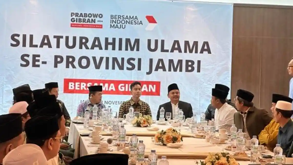 Safari Politik Gibran: Bertemu Ulama Se-Jambi, Bahas Program Berkaitan Pesantren dan Santri