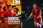 LIVE Gratis Indosiar! Cara Nonton Live Streaming Timnas Indonesia vs Saint Kitts dan Nevis