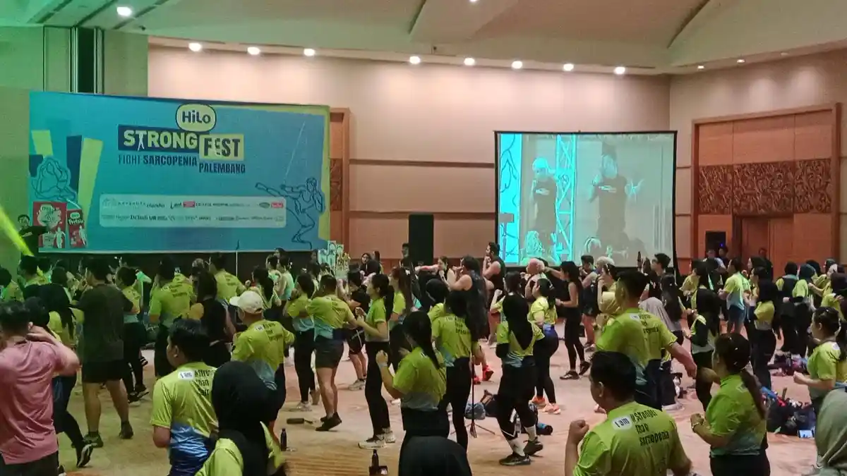 Kemeriahan Hilo High Strong Fest 2025 di Palembang, Memperingati Hari Sarcopenia Sedunia
