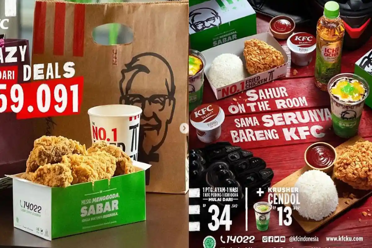 PROMO KFC Terbaru Hari Ini 9 Mei 2021, Menu Buka Puasa dengan KFC Crazy Deals Mulai Rp 59 Ribuan