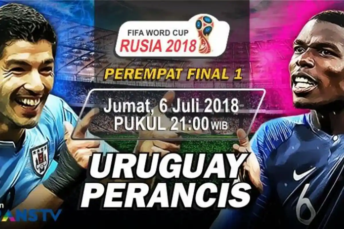 Uruguay Vs Prancis Jadi Pertandingan Pembuka, Ini Jadwal Laga Babak Perempat Final Piala Dunia 2018