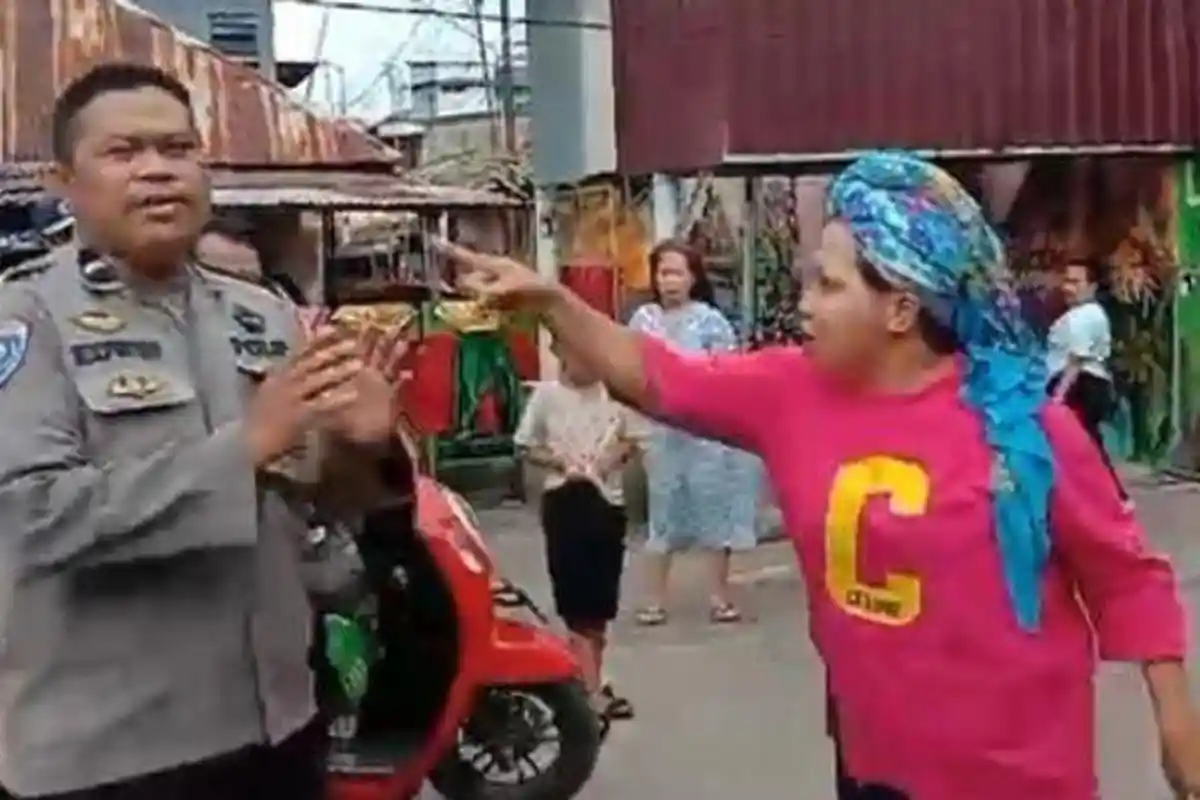 Nasib Emak-emak di Makassar yang Tampar Anggota Polisi, Sudah Diamankan, Kini Terancam Pidana