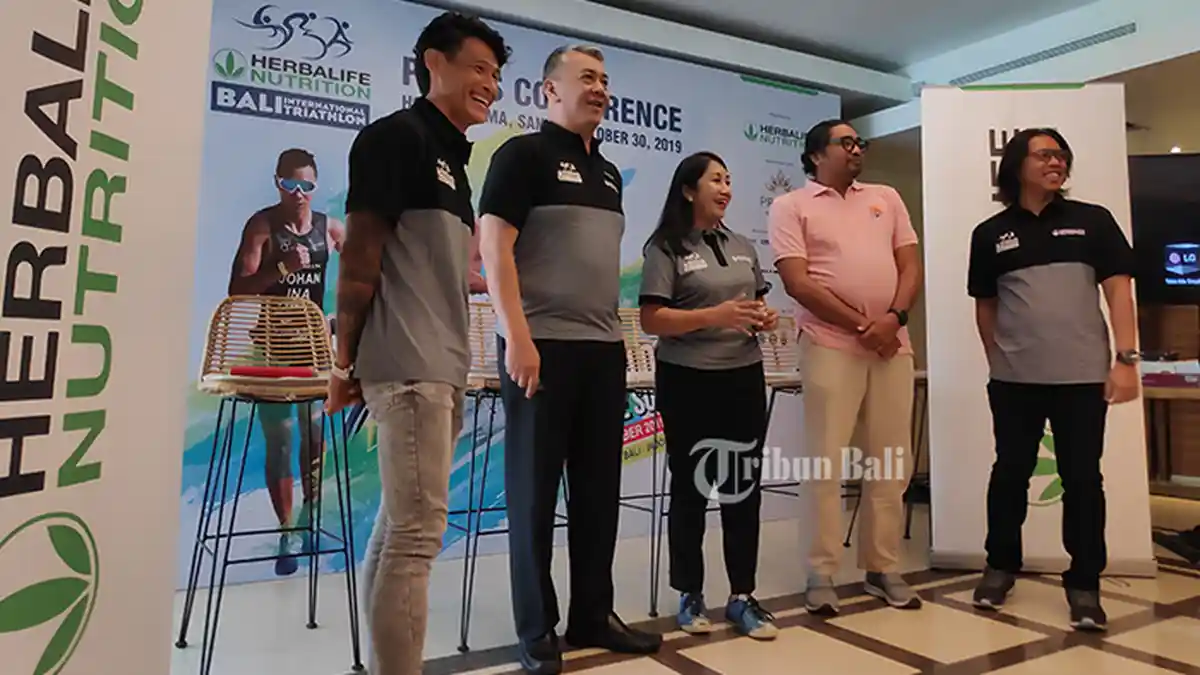Andy Berharap Muncul Atlet Bali, Herbalife Nutrition Bali Internasional Triathlon Digelar di Sanur