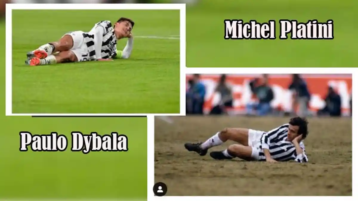 Selebrasi Paulo Dybala Tiru Sang Legenda Juventus Michel Platini saat Cetak Gol Tahun 1985