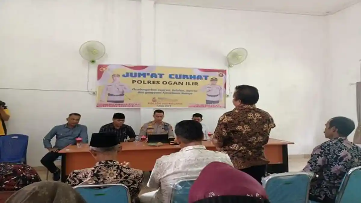 Kapolres Ogan Ilir Ajak Warga Turut Jaga Situasi Kamtibmas