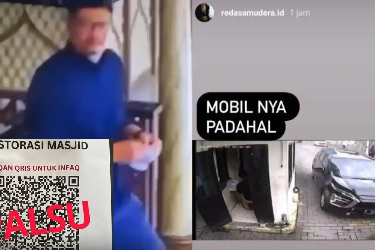 Modus Penipuan Baru, Pria Nekat Sabotase Kode Qris di Kotak Amal Masjid
