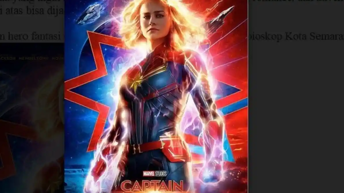 Captain Marvel Tayang Perdana, Berikut Jadwal Pemutaran Film di Bioskop NSC Pati Hari Ini