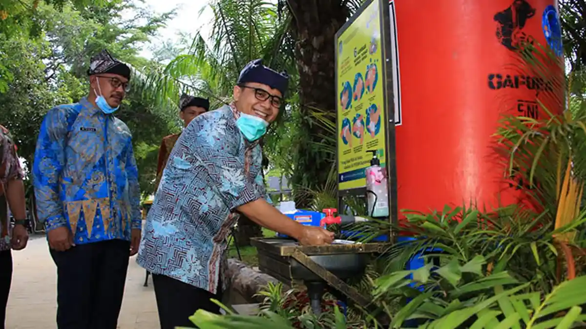 Banyuwangi Tambah Wastafel Portabel-Bilik Disinfektan di Ruang Publik