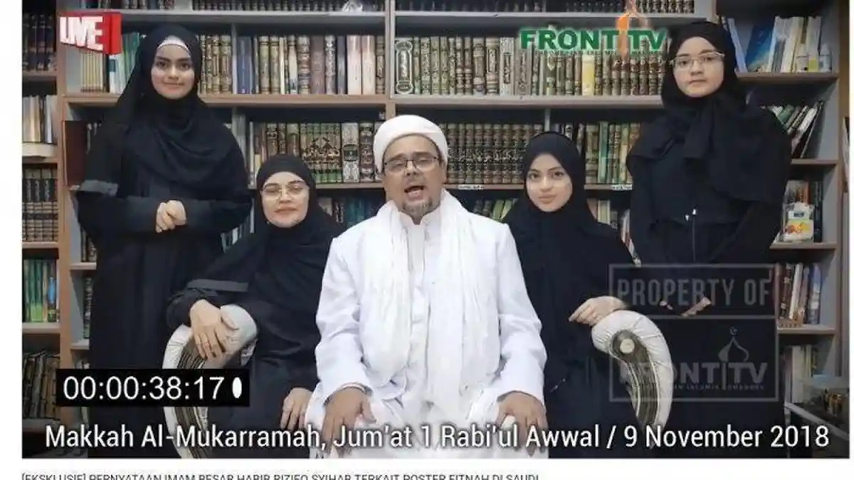 Habib Rizieq Shihab Menikahkan Putrinya di Tanah Suci