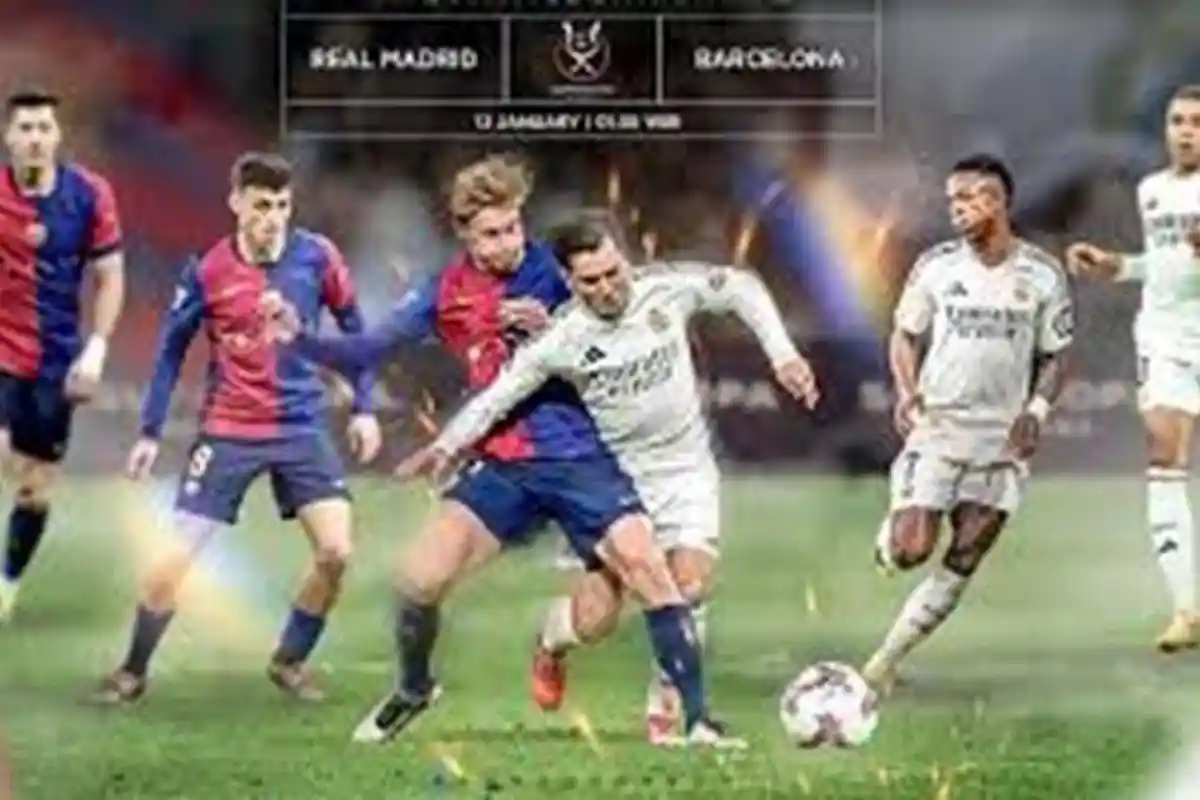 Jadwal Real Madrid vs Barcelona di Piala Super Spanyol: Prediksi dan Link Live Streaming