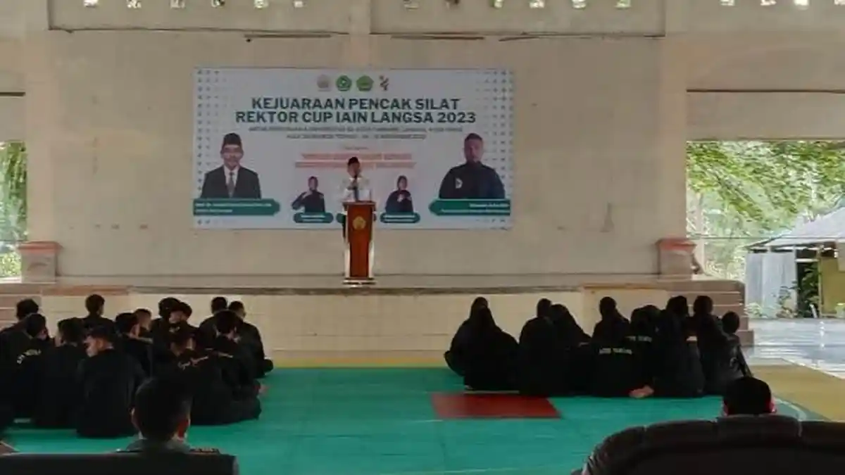 86 Atlet Pencak Silat Bertarung Rebut Piala Rektor Cup IAIN Langsa