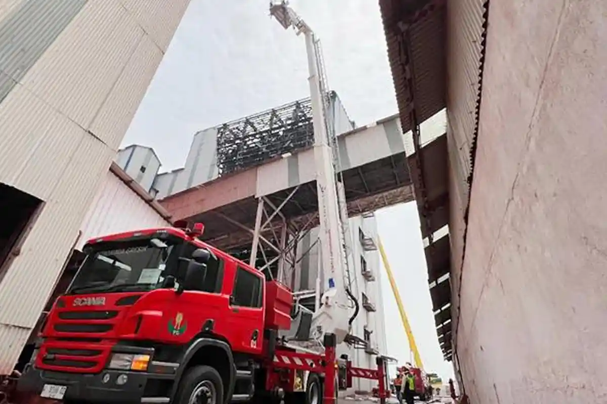 Pabrik NPK Petrokimia Gresik Kebakaran, Api Berhasil Dipadamkan dalam Hitungan Menit