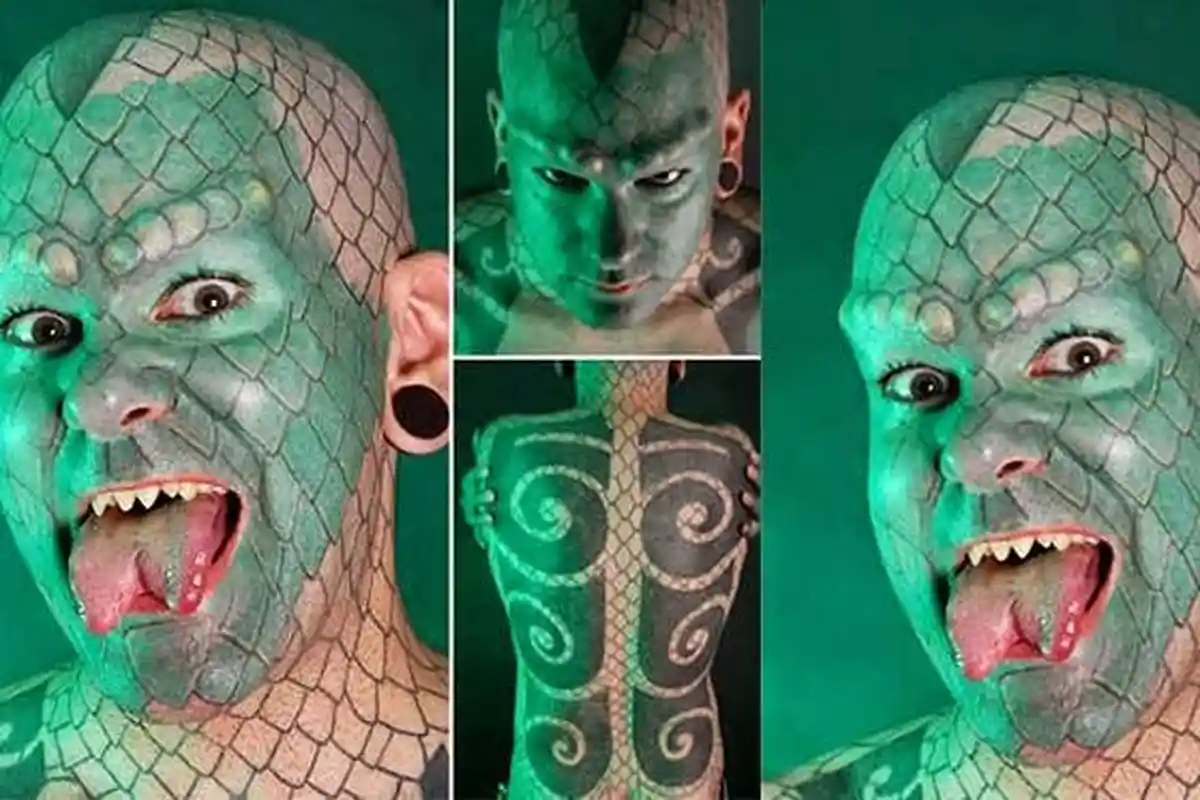 Mengerikan! 7 Orang Teraneh di Dunia yang Berani Merubah Bentuk Fisiknya