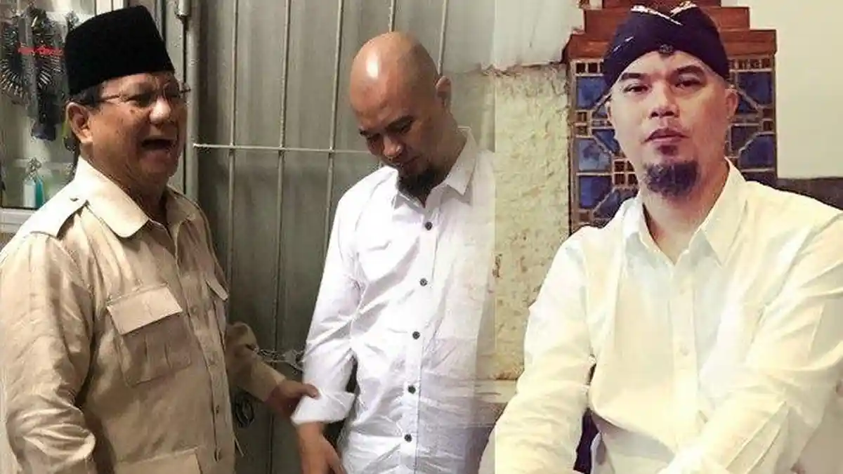 Penampilan Ahmad Dhani Jadi Sorotan Saat Menemui Menhan Prabowo Subianto, Netizen: Nah Gitu Boss