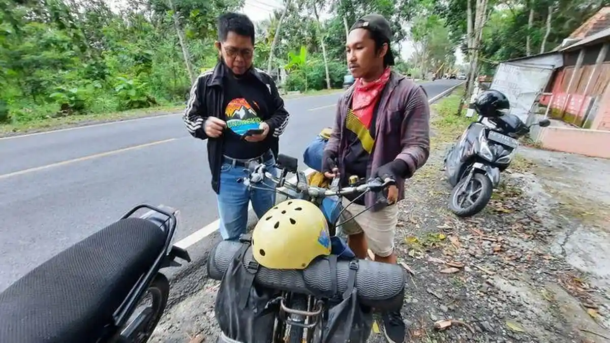Mudik Naik Sepeda dari Tangerang ke Gunungkidul, Anjas Gowes Selama 16 Hari