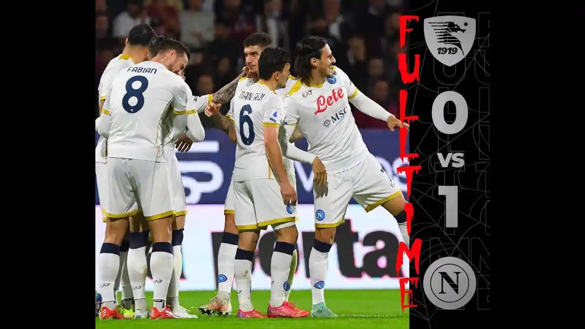 Menang Tipis Atas Salernatina, Napoli Bertahan di Puncak Klasmen Serie A, AC Milan Menguntit