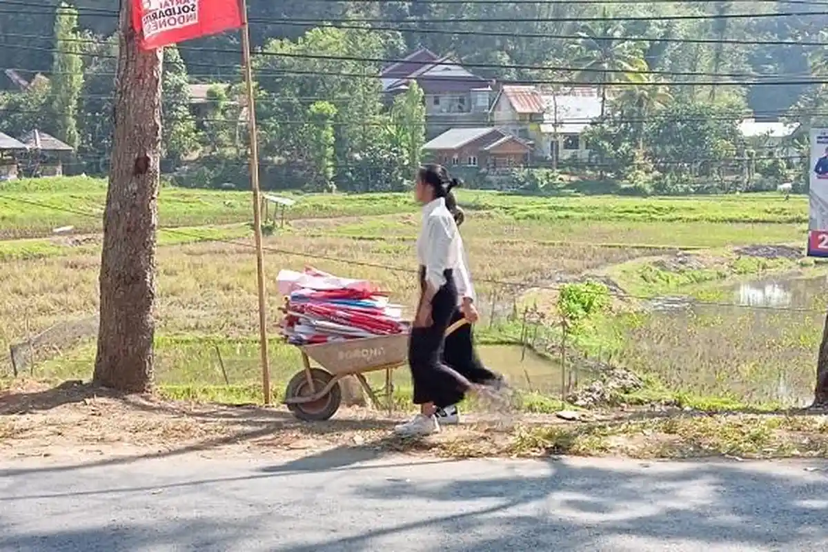 Tidak Tahu Ada Penertiban, Tim Salah Satu Caleg Nyaris Memasang Poster di Pohon
