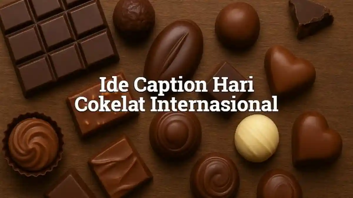 50 Ide Caption Hari Cokelat Internasional 13 September 2025, Cocok untuk Instagram