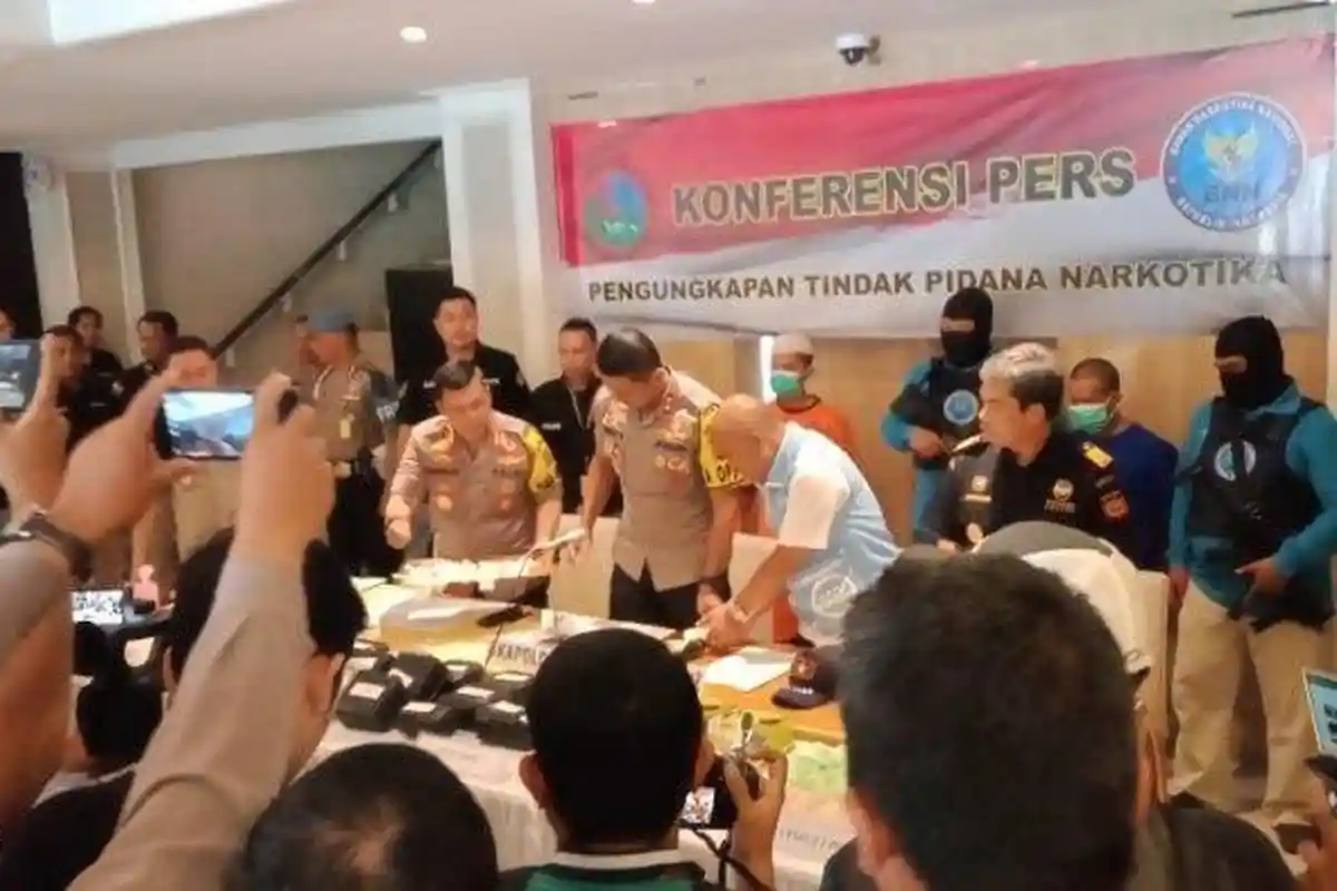 Kurir Narkoba Kiriman dari China Dibekuk, Masuk ke Indonesia Melalui Dumai