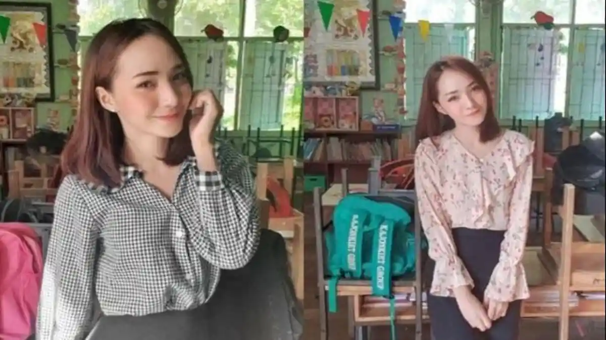 Guru Cantik Ini Rela Terapkan Ritual pada Muridnya Agar Semangat Belajar, Tiap Pagi Lakukan Ini