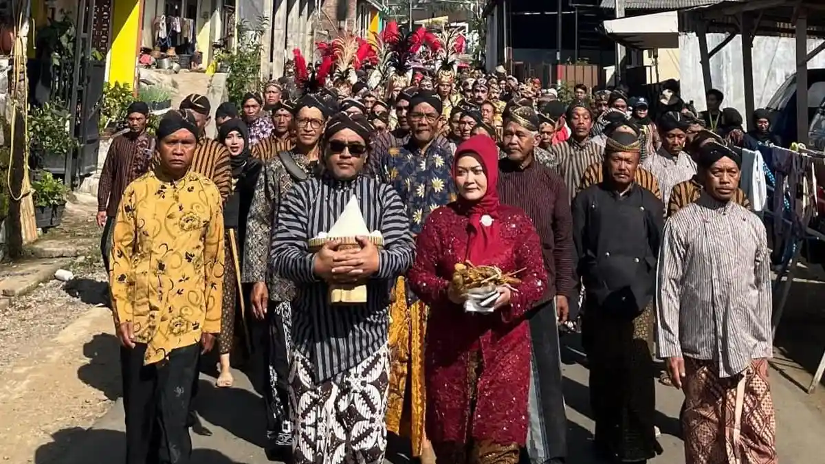 Merti Dusun Terakhir Agus Setyawan sebagai Kades Campurejo, Mohon Doa Maju Pilakda Temanggung 2024