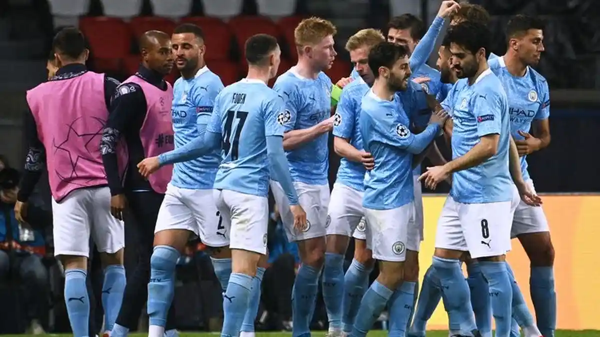 HASIL Liga Champions - PSG Kena Comeback, Gol De Bruyne dan Mahrez Bawa Man City Satu Kaki Ke Final