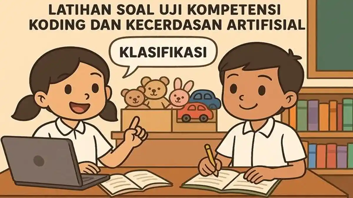 Latihan Soal Uji Kompetensi Koding dan Kecerdasan Artifisial Kelas 5 SD Halaman 170-171