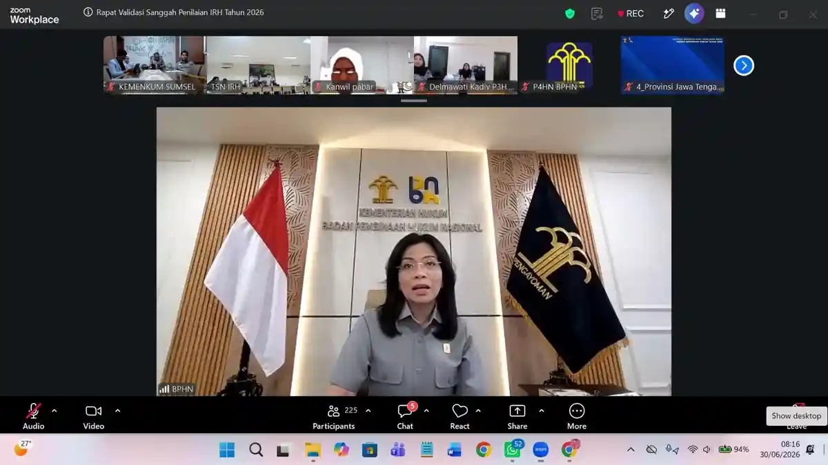 Kemenkum Sumsel Dampingi Pemerintah Daerah pada Validasi Sanggah IRH 2026 - Tribunsumsel.com