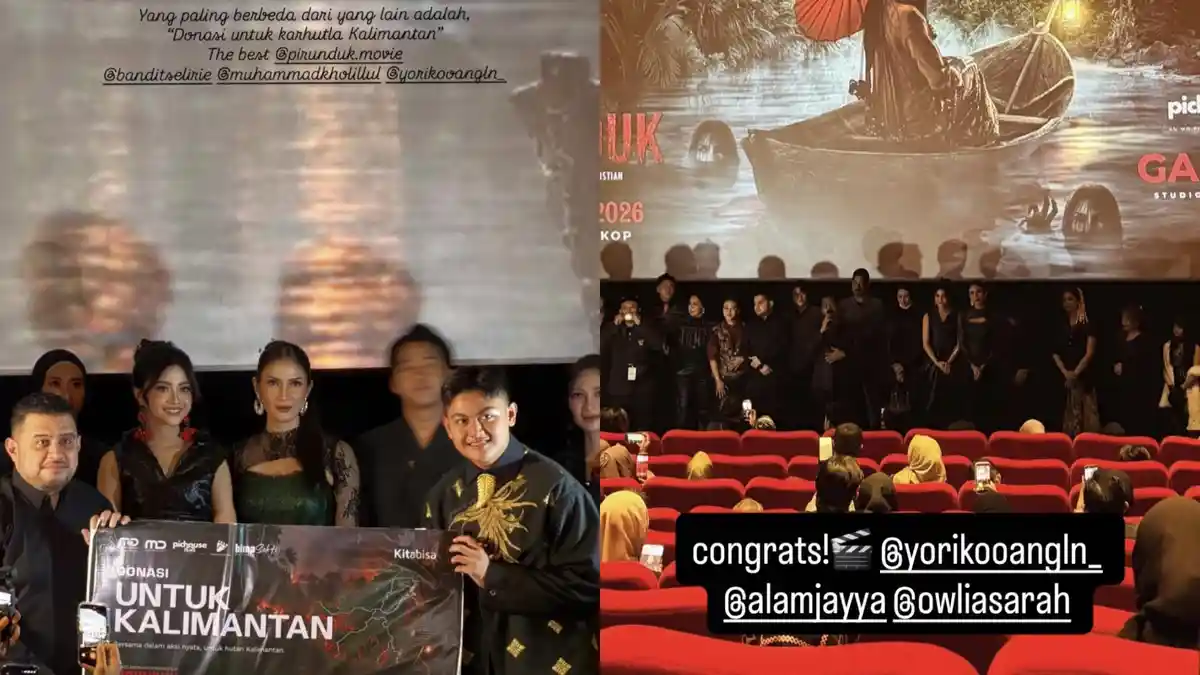 Yoriko Angeline Hadiri Gala Premiere Film Pirunduk di Banjarmasin ...