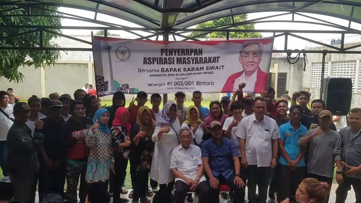 Silat Betawi Meriahkan Reses Sabam Sirait