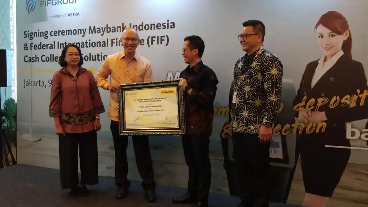Sediakan Mesin Setoran Uang, Maybank Indonesia Gandeng FIF
