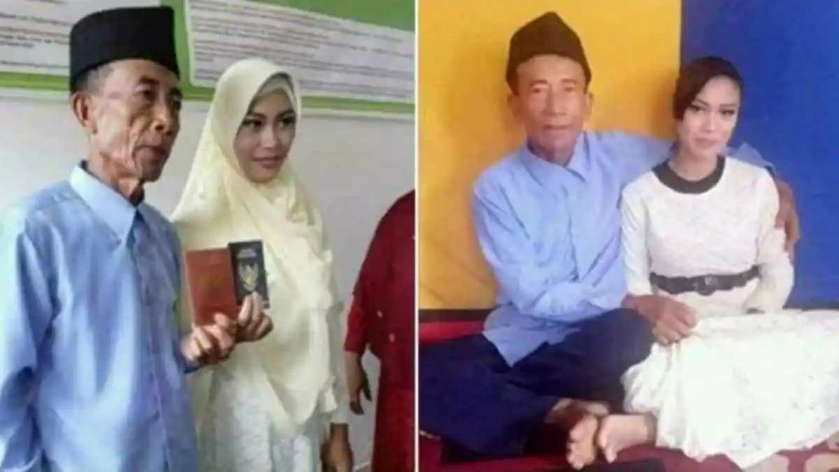 Nikahi Gadis Muda, Kakek 60 Tahun ini Janji tak Akan Mengecewakan di Malam Pertama