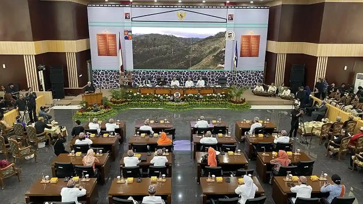 Sidang Paripurna DPRD Kota Bogor HJB ke-542, Dekorasi Ruangan Sidang Curi Perhatian