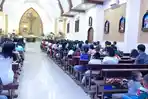 Pengamanan Ibadah Malam Paskah di Gereja Paroki Santo Petrus Batubara Berjalan Aman dan Kondusif