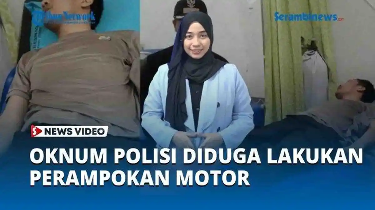 GAWAT, Seorang Oknum Polisi Rampok Motor di Deliserdang