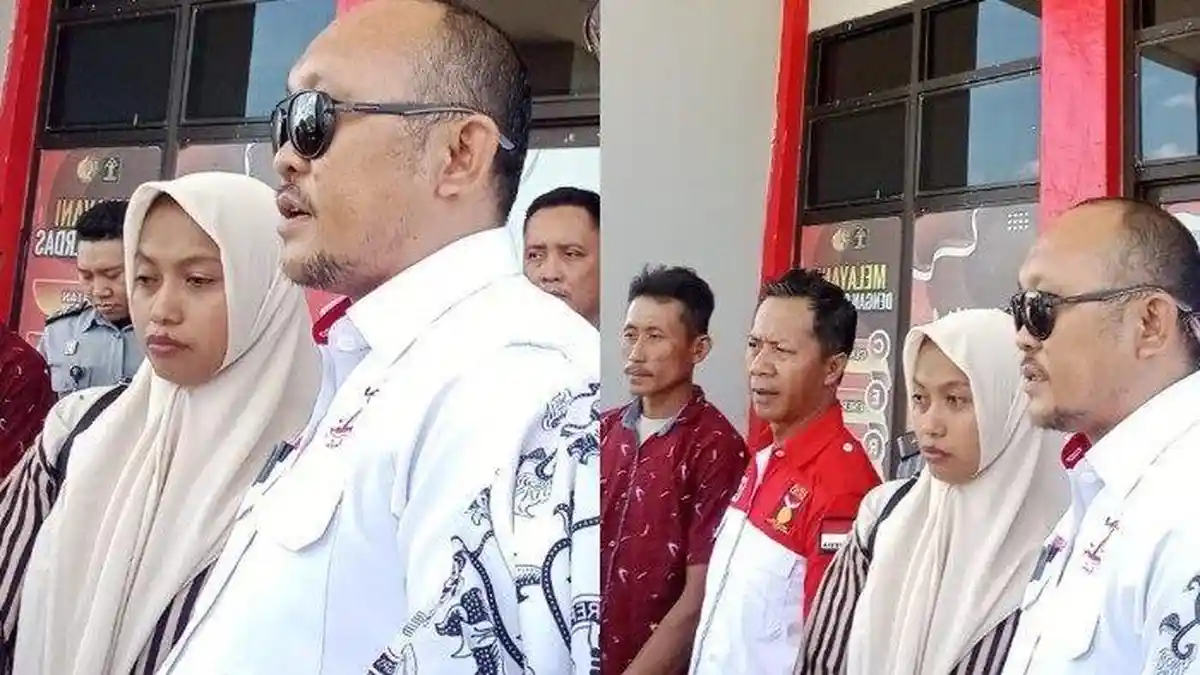 Guru Supriyani Jalani Sidang Perdana di PN Andoolo, PGRI Sultra Gelar Aksi Solidaritas