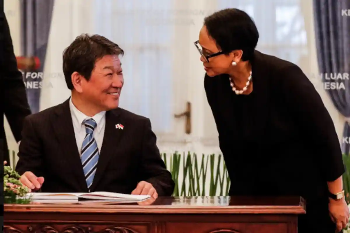 Terima Kunjungan Menlu Jepang, Jokowi Ajak Investasi di Kepulauan Natuna