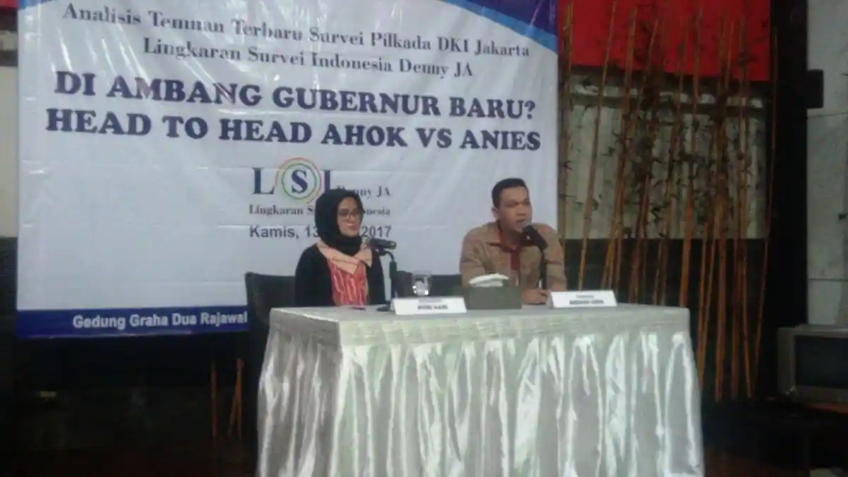 Survey LSI Denny JA Prediksi Jakarta Punya Gubernur Baru