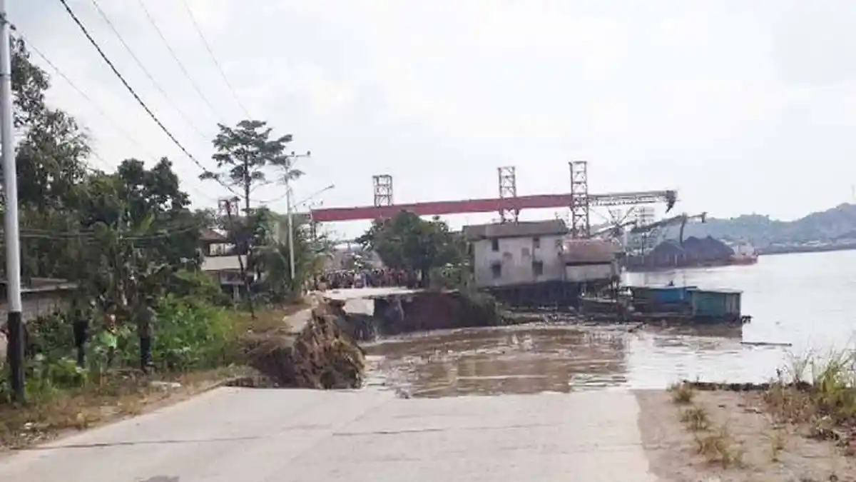 Jalan Putus di Bakungan Segera Dibangun, Anggota DPRD Kukar Sebut September Rampung