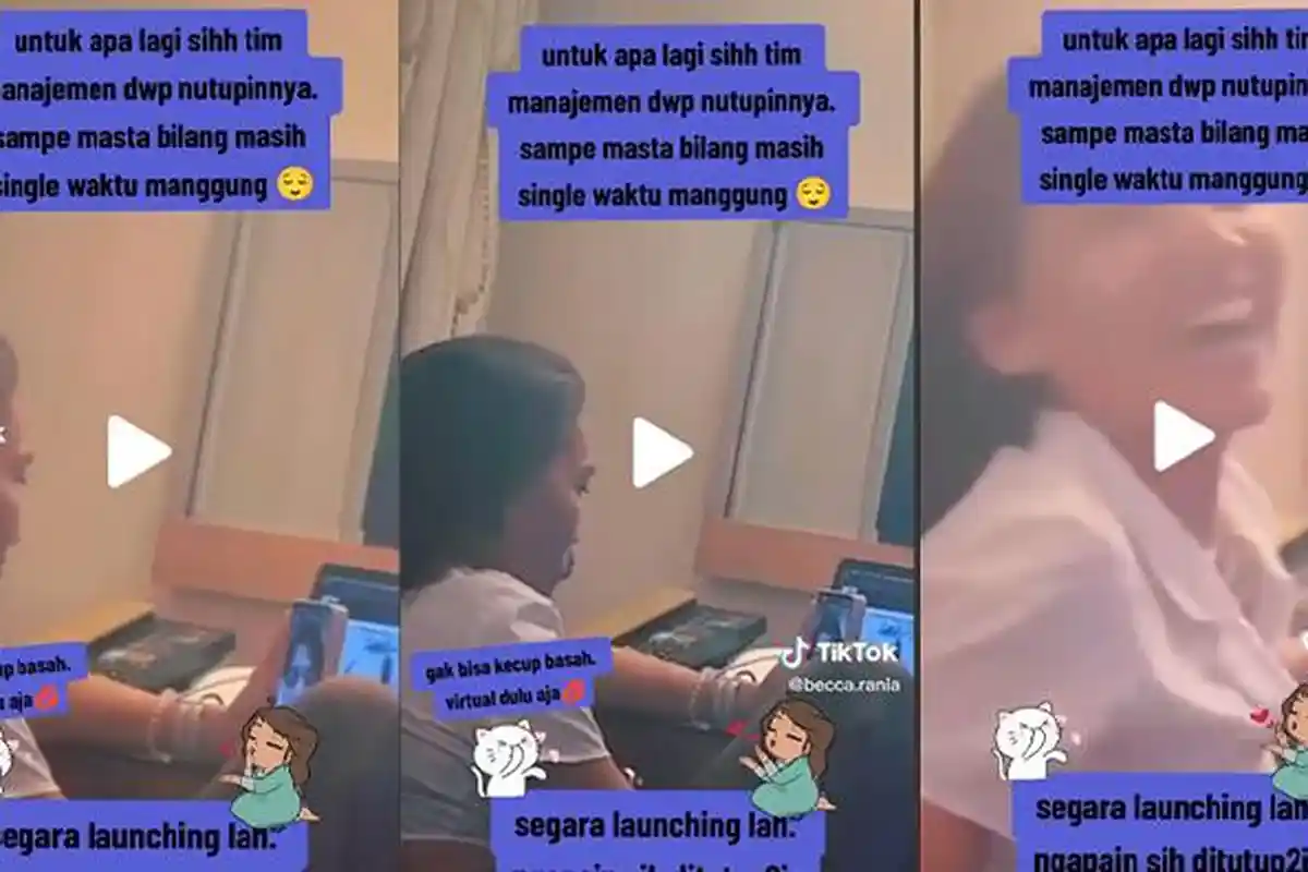 Video Viral Diduga Nikita Fima dan Dikta Video Call Mesra Durasi 24 Detik, Terciduk Kecup Virtual