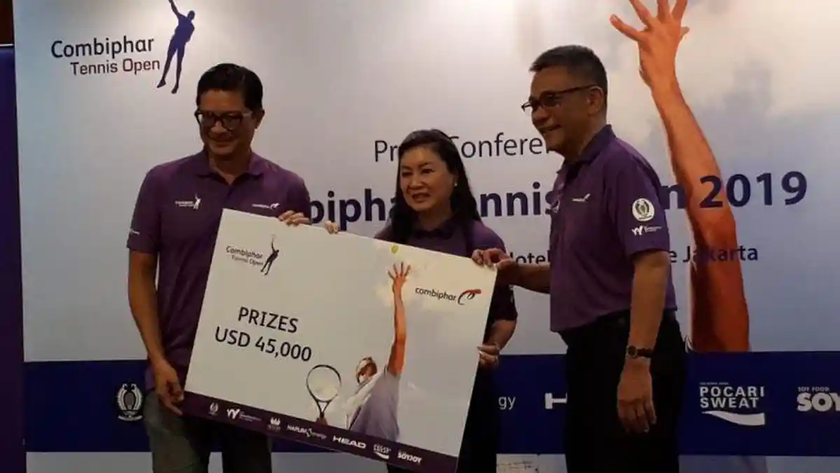 32 Petenis dari 20 Negara Ikuti Turnamen Combiphar Tenis Open 2019