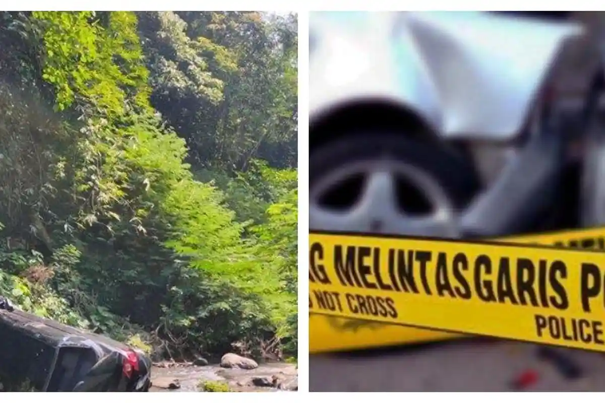 Kecelakaan Hari Ini di Klaten: Sopir Baru Belajar Nyetir, Mobil Sedan Terjun ke Jurang