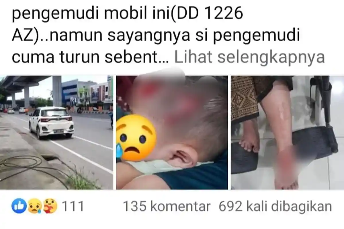 Anggotanya Diduga Tabrak Lari Ibu & Balita di Makassar, Polda Sulbar Ngaku Butuh Waktu Menyelidiki