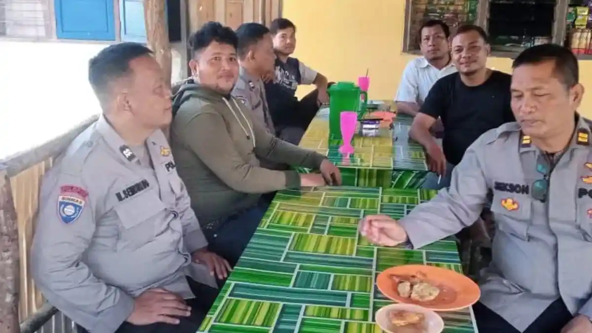 Sosialisasi Humanis, Sat Binmas Polres Langkat Imbau Warga Jauhi Judi dan Miras