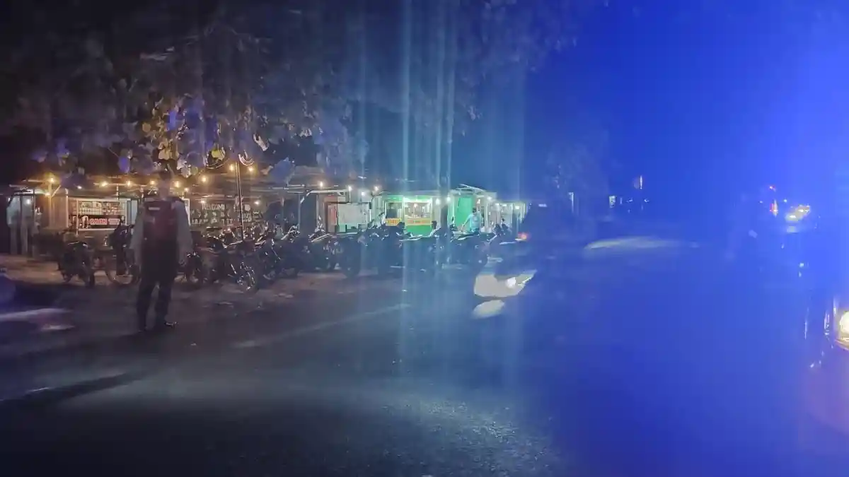 Antisipasi Geng Motor dan Begal, Samapta Polres Simalungun Patroli di Jalan Rawan Aksi Kriminal