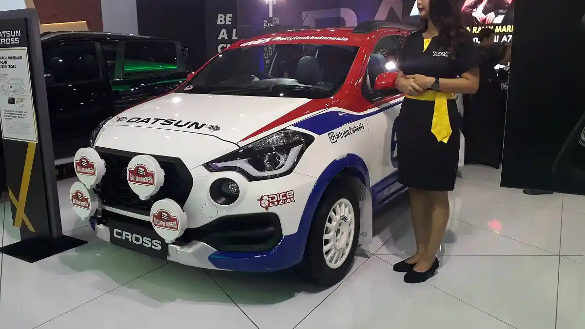 Datsun Cross Tampil dengan Balutan Rally di IIMS 2018