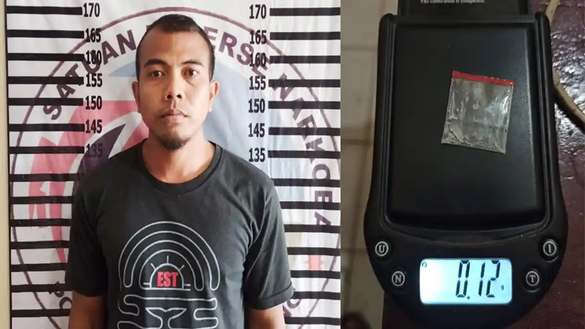 Simpan Sabu di Mes Karyawan, Pria asal Lampung Utara Dibekuk Polres Tulangbawang