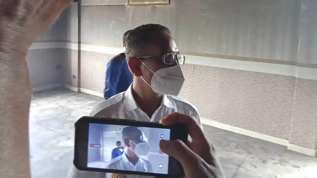 Kebakaran Kantor Disdikbud Metro, Hanya AC dan Kursi yang Terbakar
