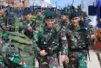 Kepulangan Yonif Raider Khusus 136/Tuah Sakti Usai Bertugas