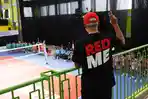 Kejutan! Pakai Kaus RED ME Ganjar Pranowo Atlet Kejurnas Voli U-17 di Solo